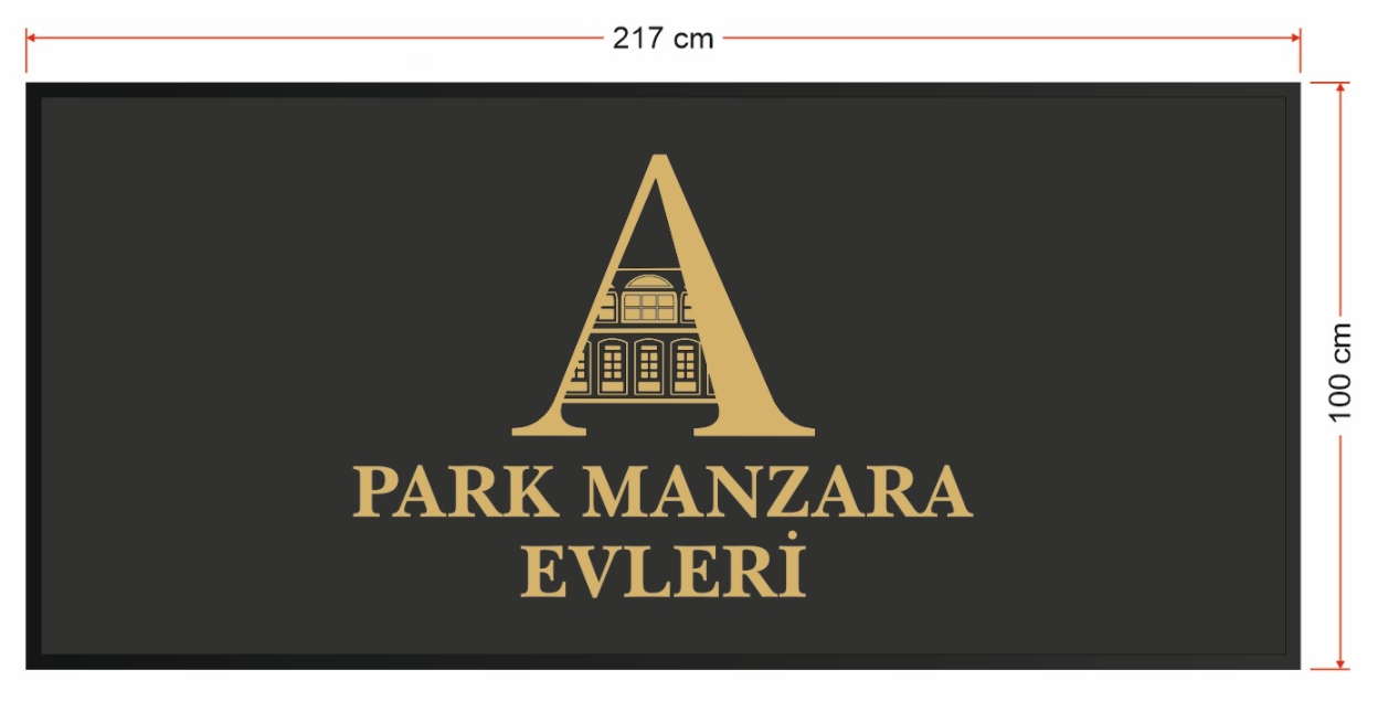 PARK MANZARA EVLERİ LOGOLU HALI PASPAS