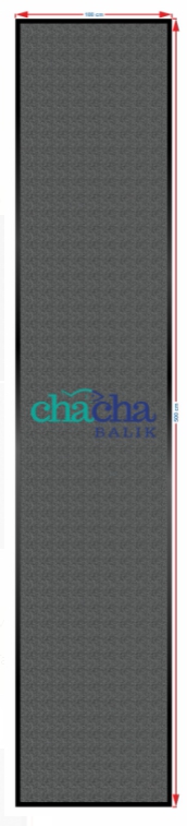 CHACKA BALIK ( 500X100 ) EBAT LOGOLU HALI PASPAS