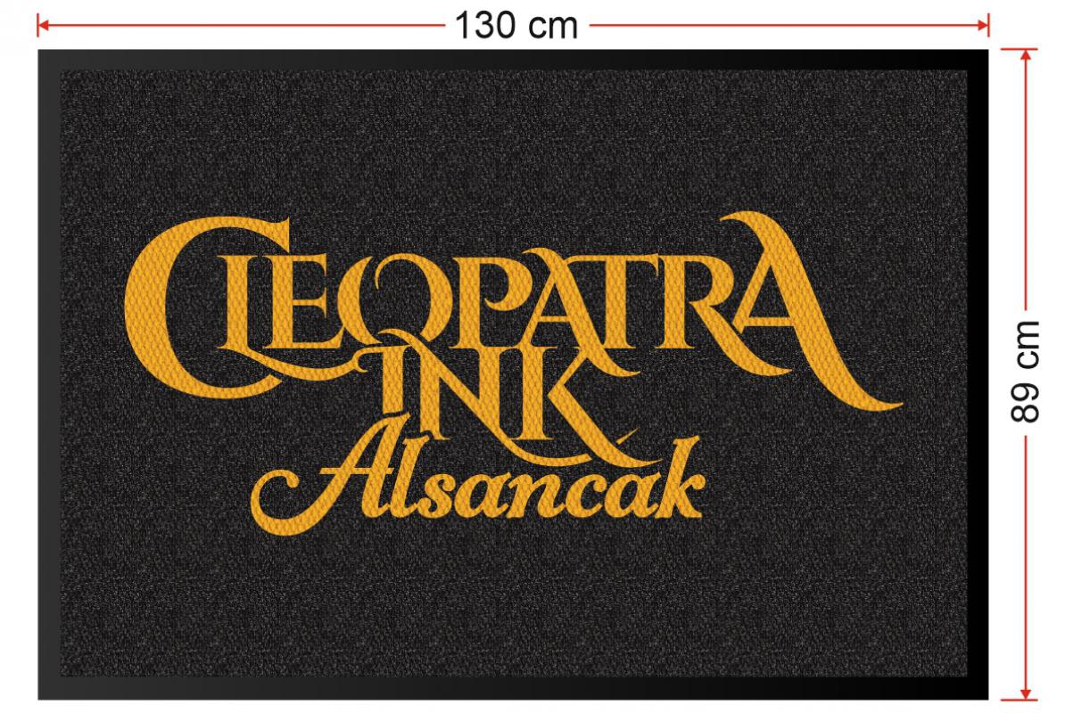 CLEOPATRA INK ALSANCAK 89X130 EBAT LOGOLU HALI PASPAS 
