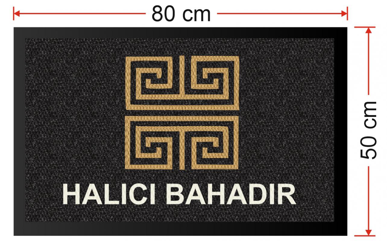 HALICI BAHADIR 50X80  LOGOLU HALI PASPAS 