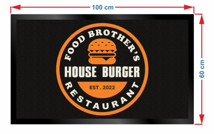 HOUSE BURGER ( 60X100 ) LOGOLU HALI PASPAS