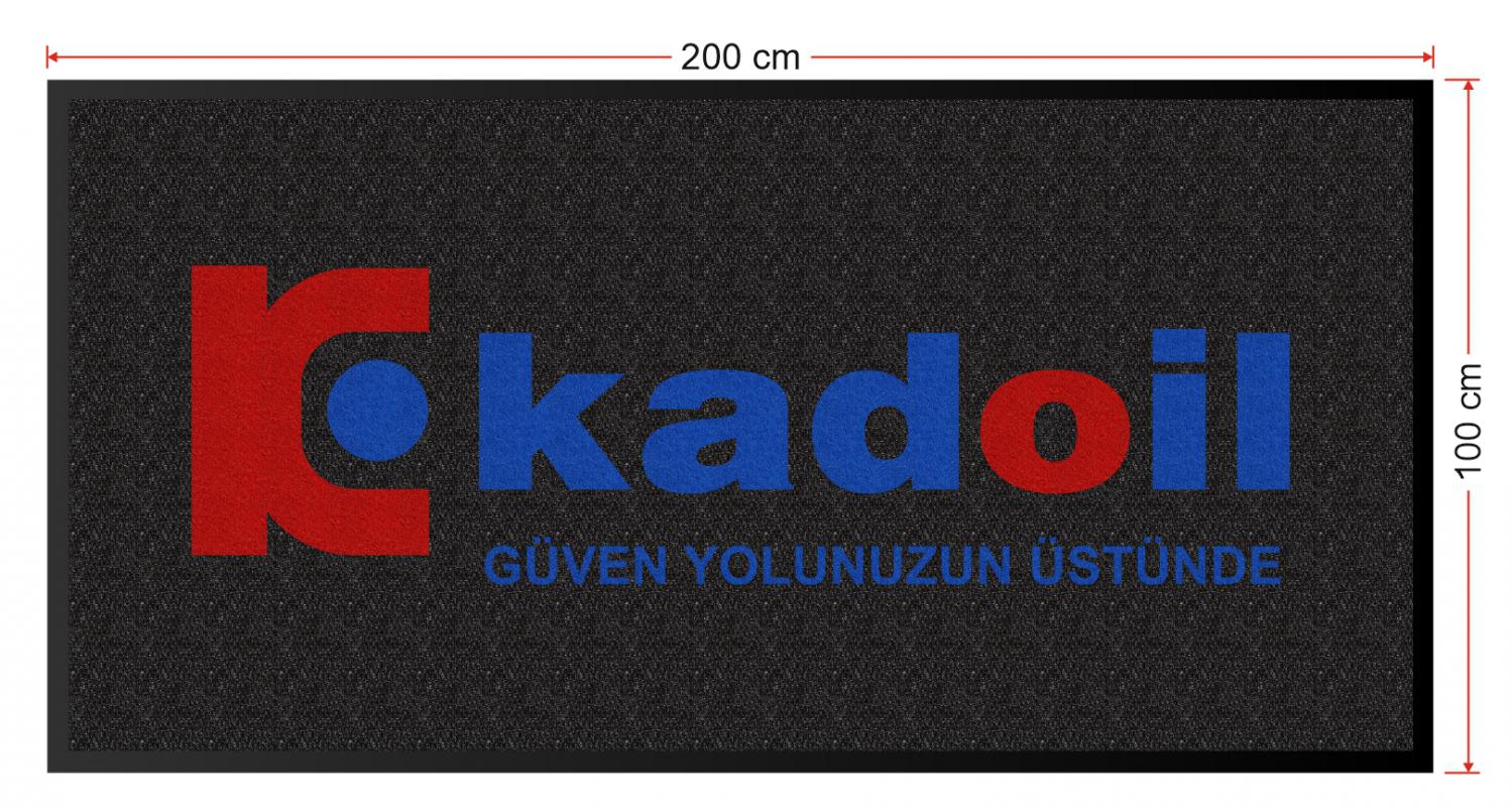 KADOİL 100X200 LOGOLU HALI PASPAS 