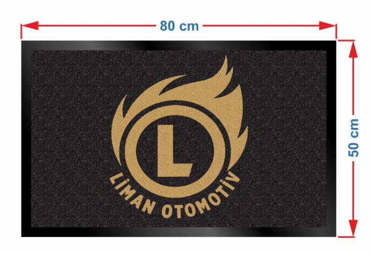 LİMAN OTOMOTİV 50X80 LOGOLU HALI PASPAS