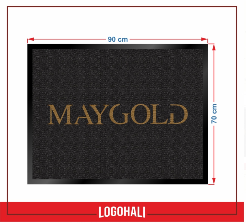 70X90 CM MAYGOLD LOGOLU HALI PASPAS