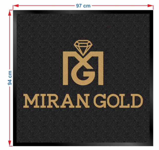 MIRAN GOLD ( 94X97 ) EBAT  LOGOLU HALI PASPAS