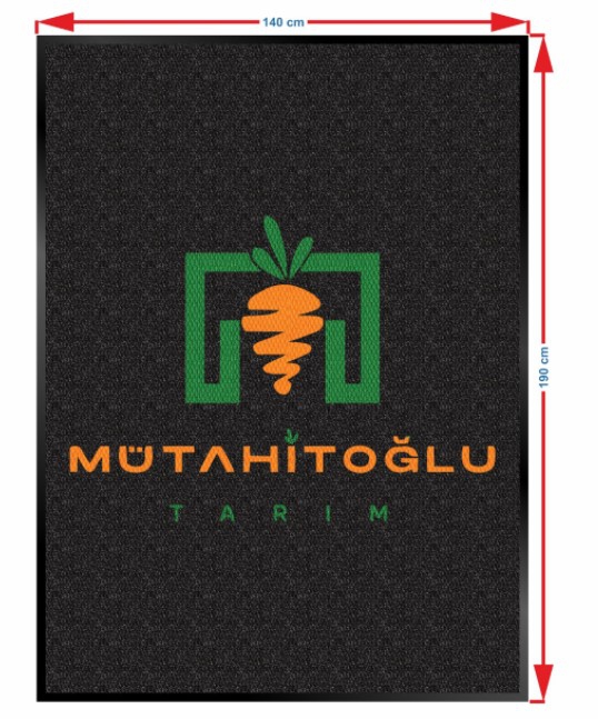 2 AD MÜTAHİTOĞLU 135X100 190X140 LOGULU HALI PASPAS