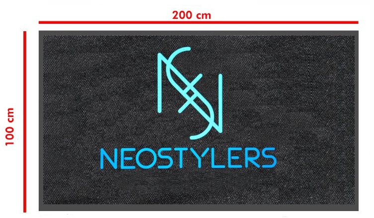 2 AD NEOSTYLERS 200X100 60X100 LOGOLU HALI PASPAS