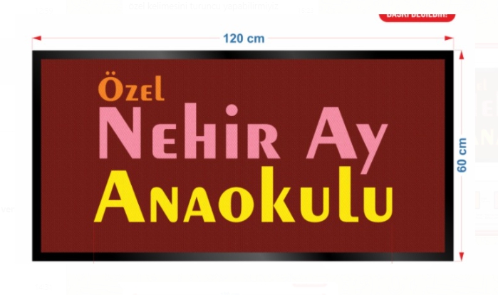 ÖZEL NEHİR AY LOGOLU HALI PASPAS