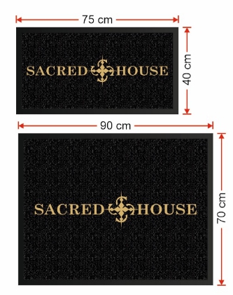  SACRED HOUSE  70X90 40X70 LOGOLU HALI PASPAS