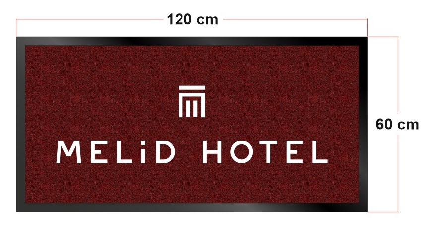 MELİD HOTEL 60X120 LOGOLU  HALI PASPAS 