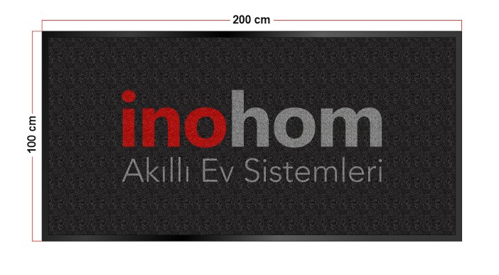 INOHOM 100X200 LOGOLU HALI PASPAS