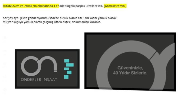 LOGOLU HALI PASPAS ÜRETİCİ FİRMA