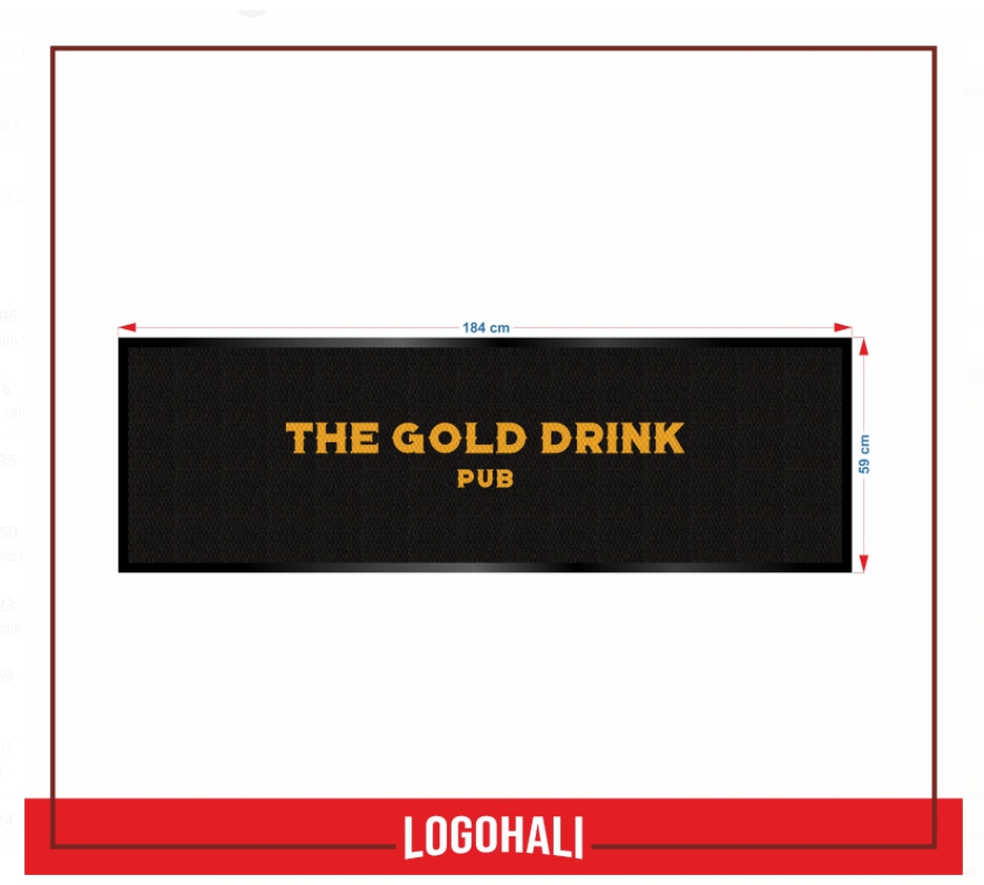 THE GOLD DRINK LOGOLU HALI PASPAS